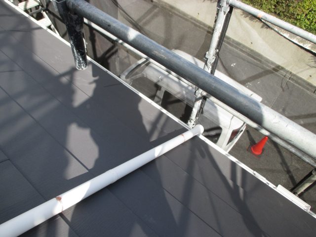 三木市で交換工事を行った新しい雨樋